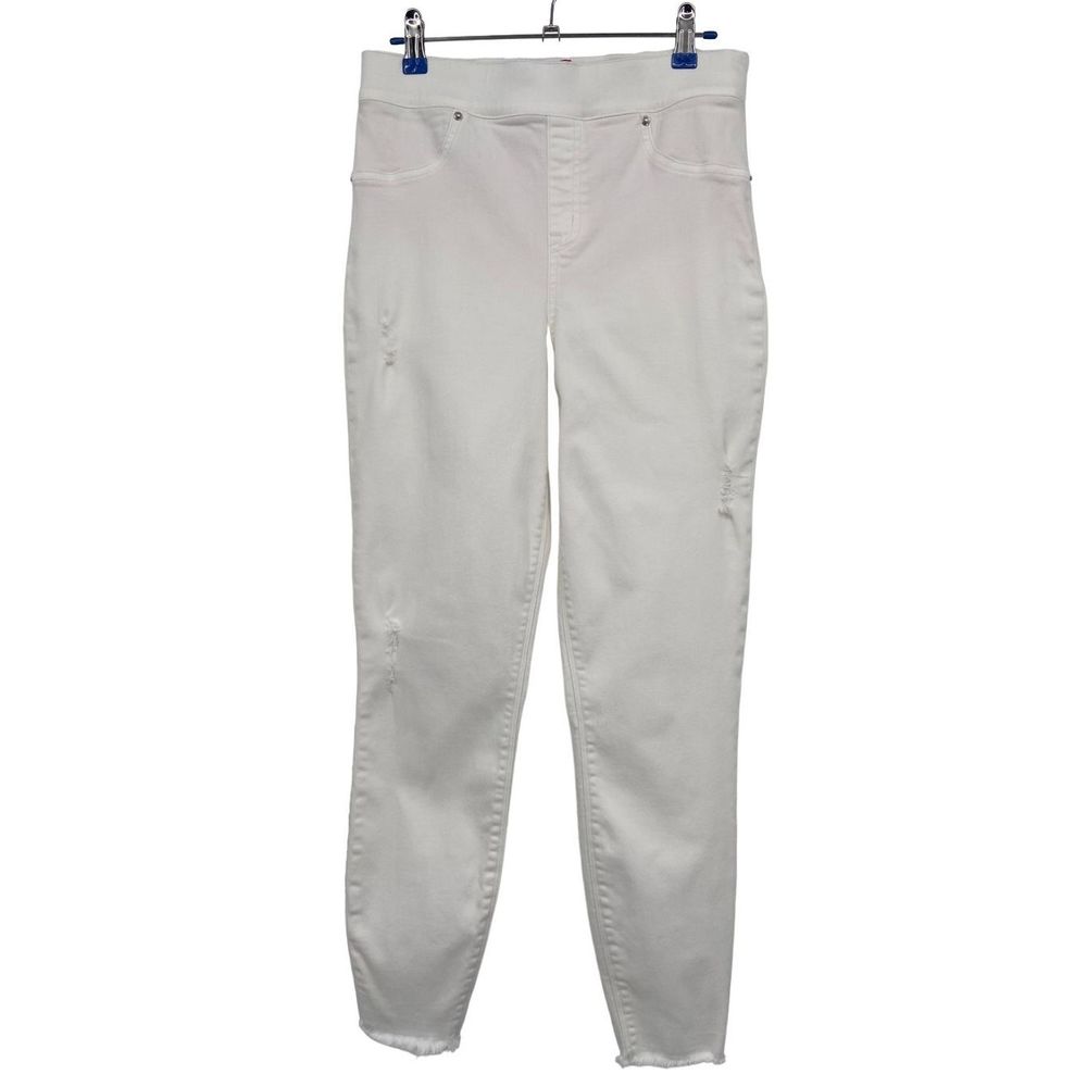 Spanx distressed Jeggings Leggings White Medium